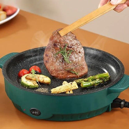 poele-a-frire-electrique-vert