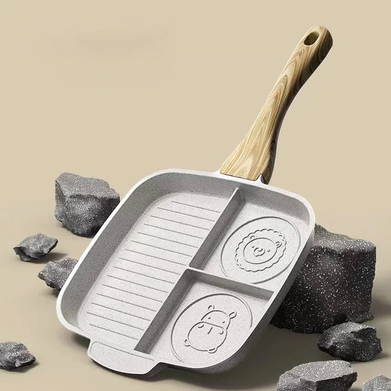 poele a frire panimal blanc