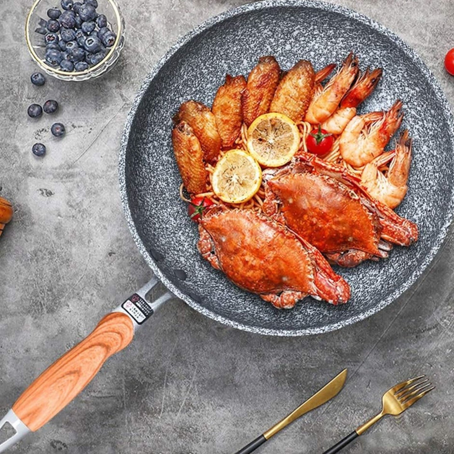 poele ceramique manche bois cuisson