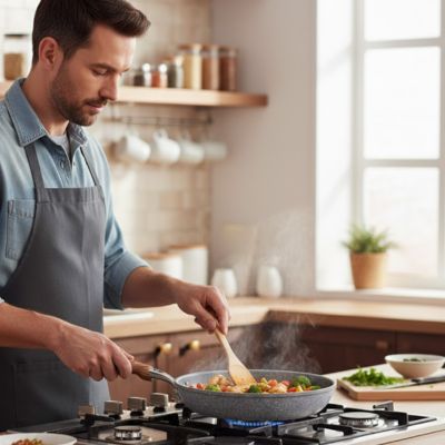 poele ceramique manche bois efficace