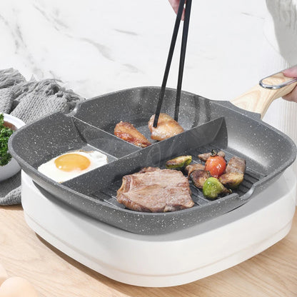 poele compartimentee triocook tous feux