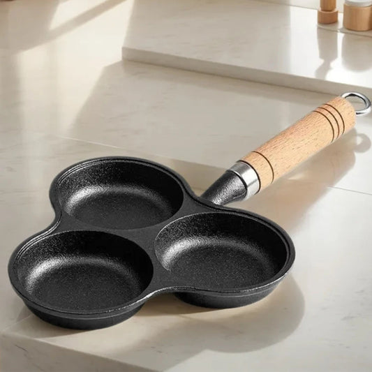 poele en fonte trois compartiments