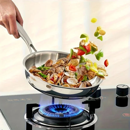 poele en inox lot de trois fruits de mer