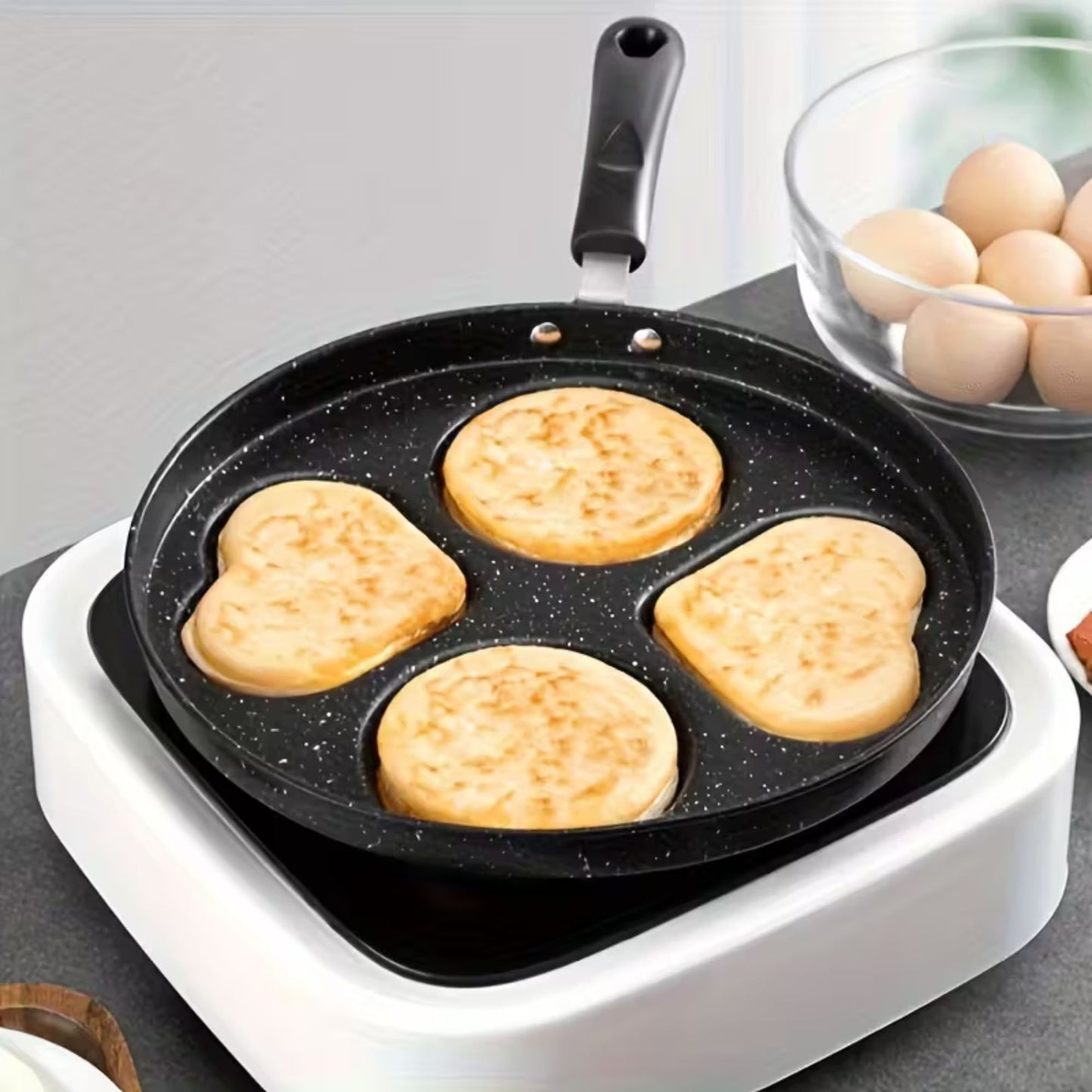 poele quatre compartiments panmix pancakes