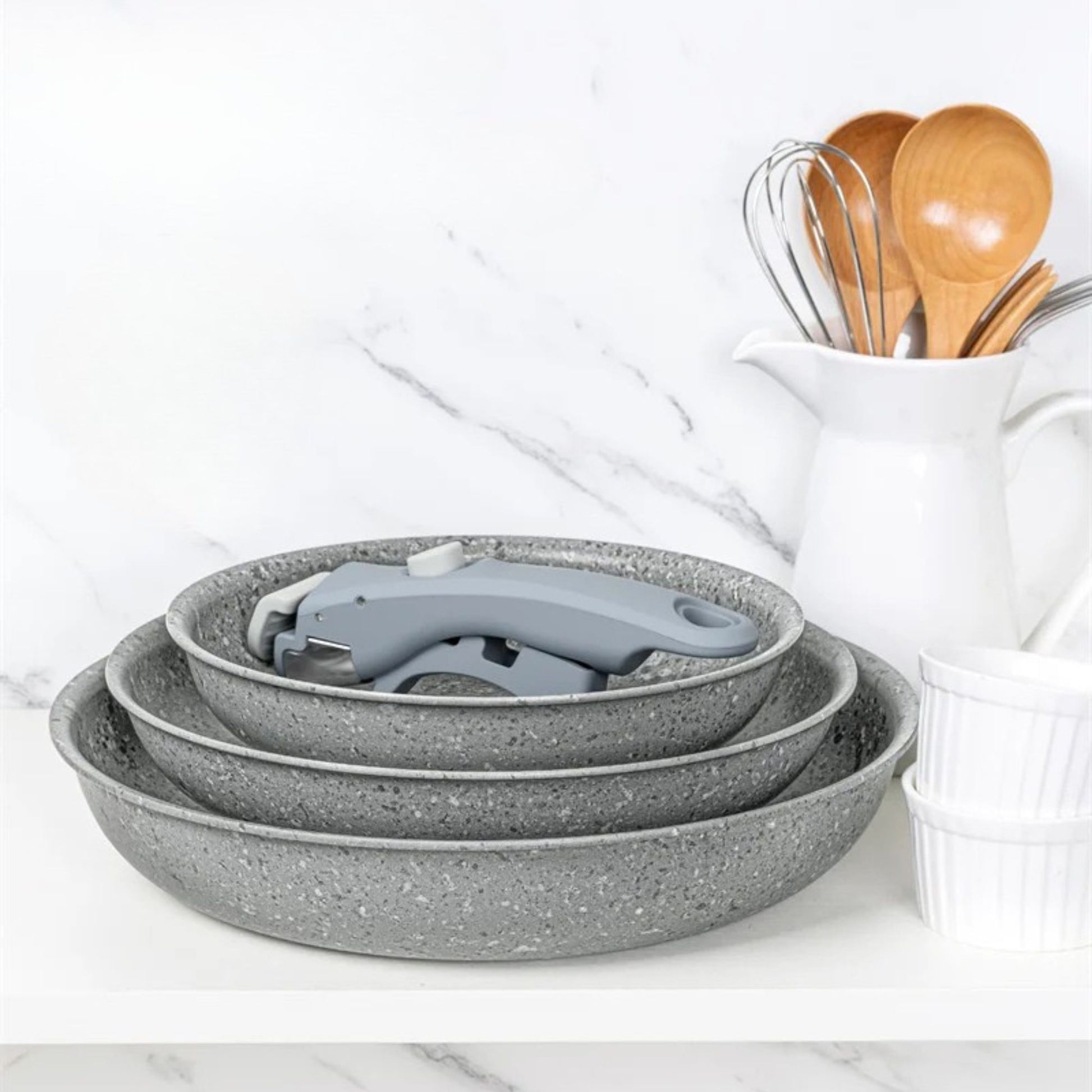 poeles poignees amovibles granit rangement