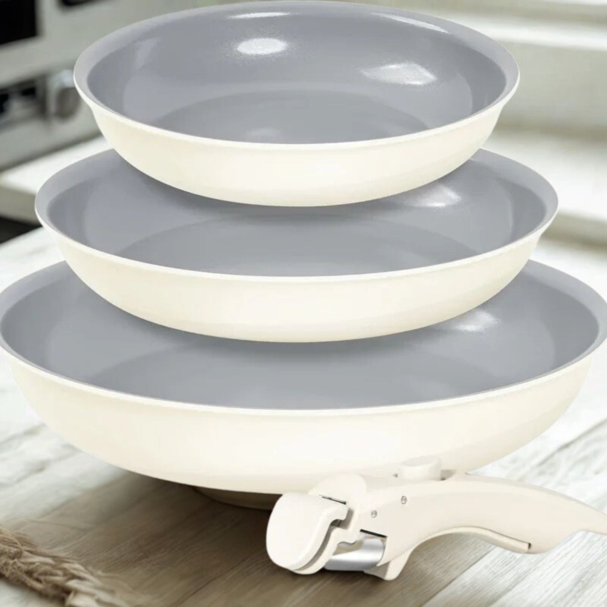 poeles poignees amovibles moducook beige empilable