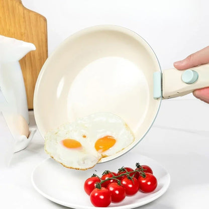 poeles poignees amovibles moducook bleu anti adhesif