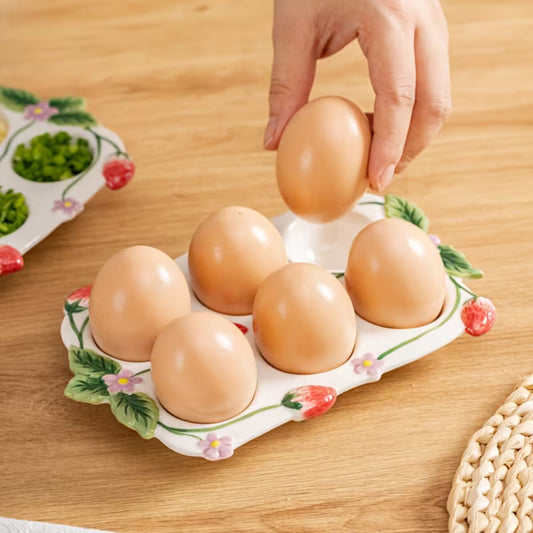 porte oeuf ceramique decoratif securite