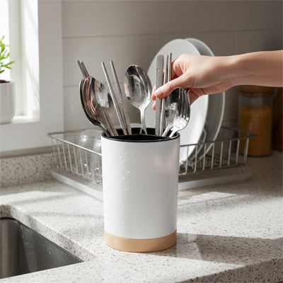 pot ustensiles cuisine cookpot blanc