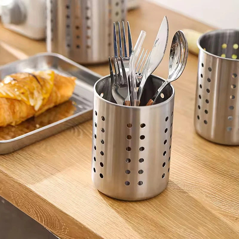 pot ustensiles inox couvert