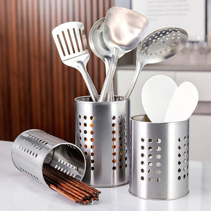 pot ustensiles inox pratique