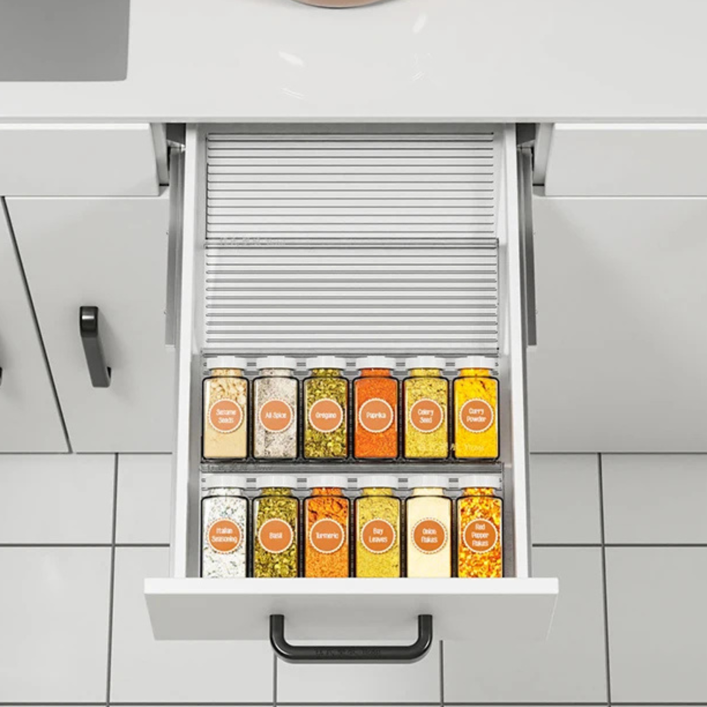 range epice pour tiroir rainure