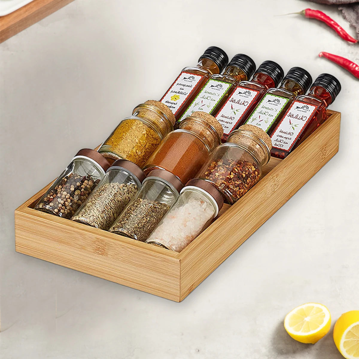 range epices tiroirs bambou polyvalent
