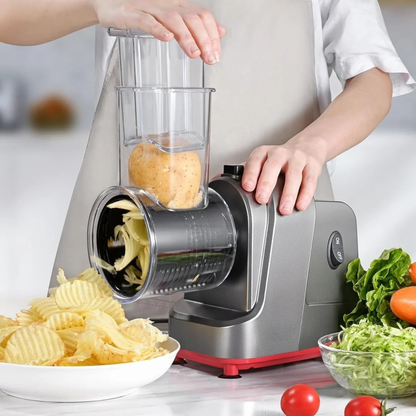 râpe à légumes électrique puissante lame ondulée
