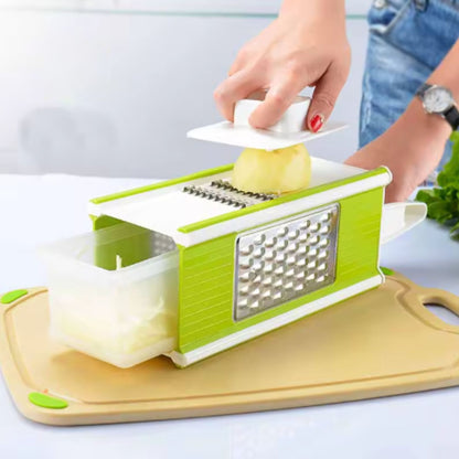 râpe à légumes manuelle smartcut bac récuperateur gain de temps