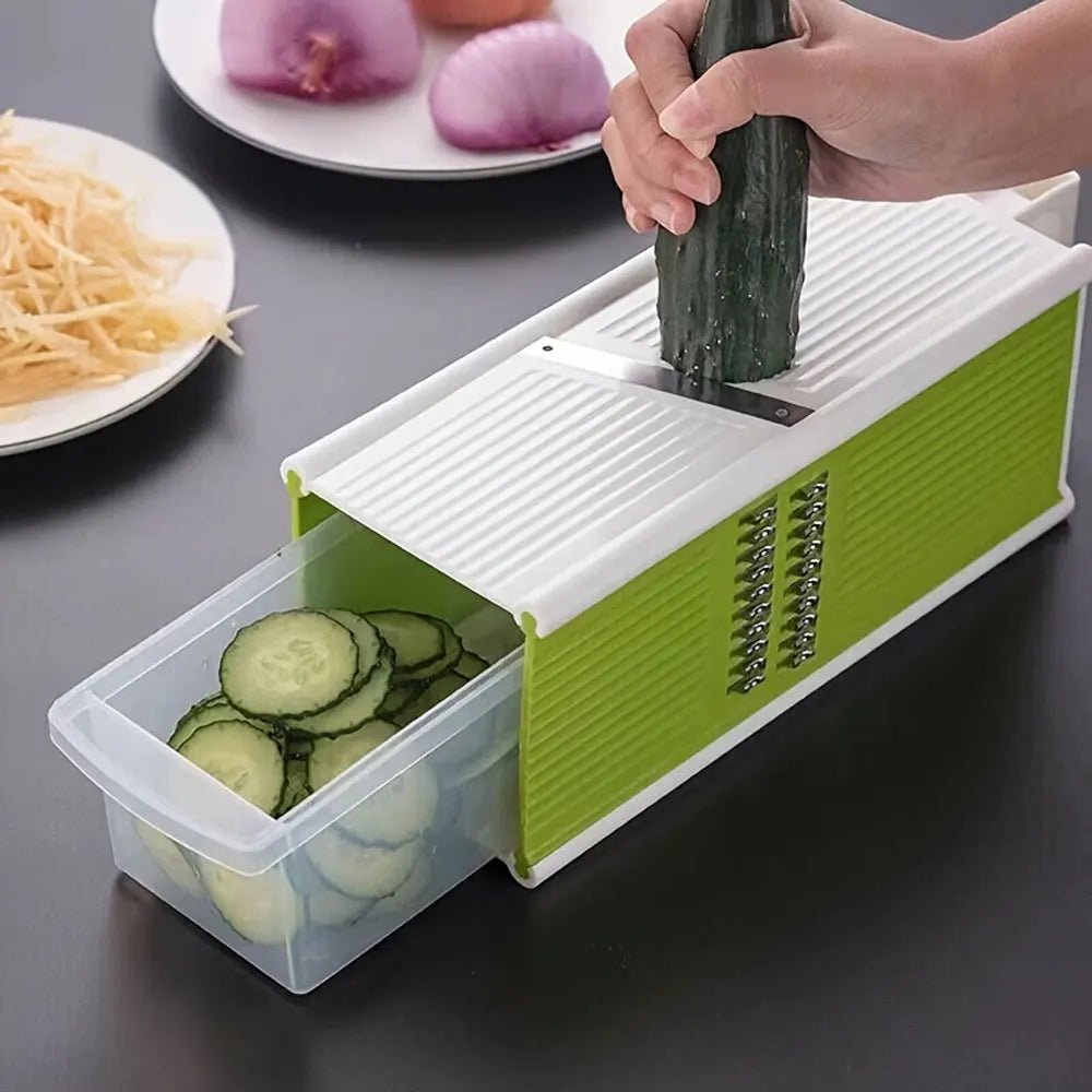râpe à légumes manuelle smartcut bac recuperateur
