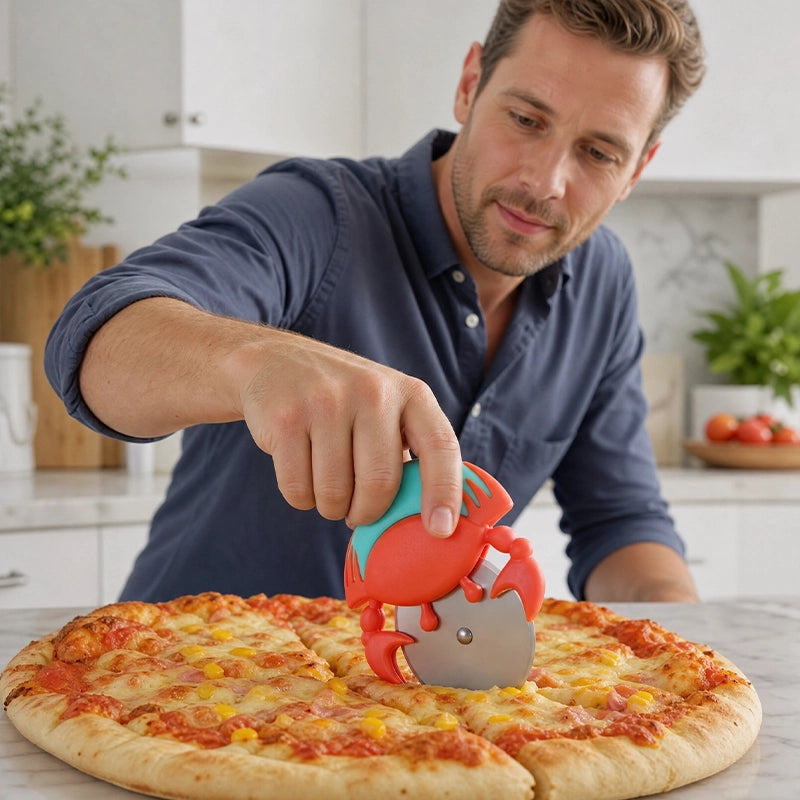 roulette à pizza crabpizz parts egales