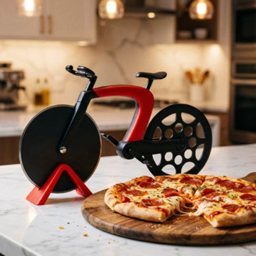 roulette à pizza rollbike rouge