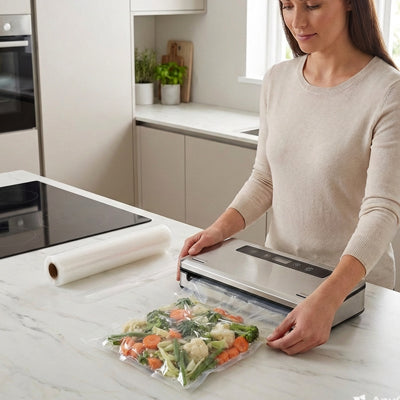 sac sous vide alimentaire rollfresh rouleau legumes