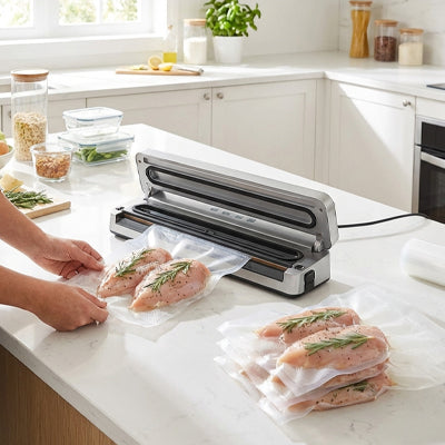 sac sous vide alimentaire rollfresh rouleau poisson