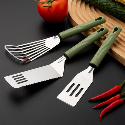 spatule-cuisine-en-inox-vert