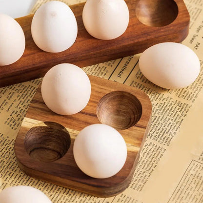 support a oeuf bois pratique