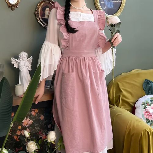 tablier-cuisine-a-volants-rose