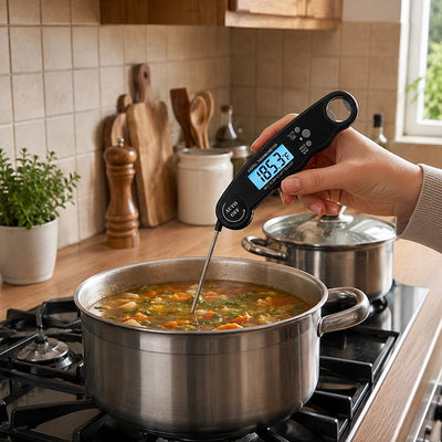 thermomètre de cuisine tempeo noir