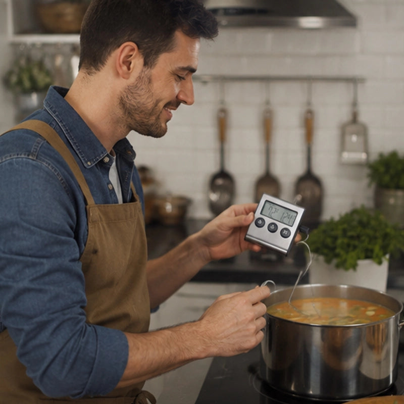 thermometre de cuisson cookytemp lisibilite