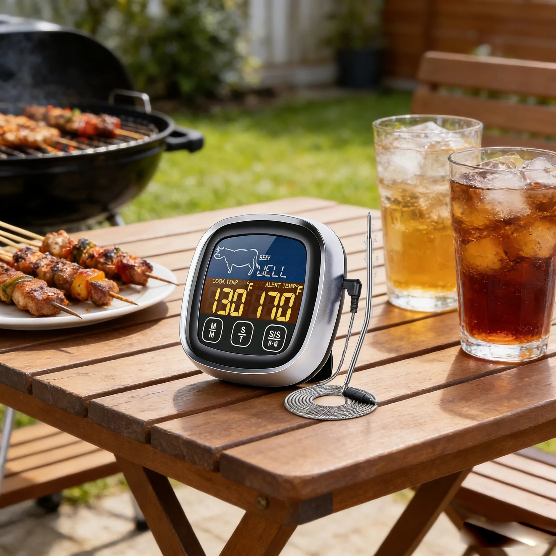 thermometre de cuisson thermochef barbecue