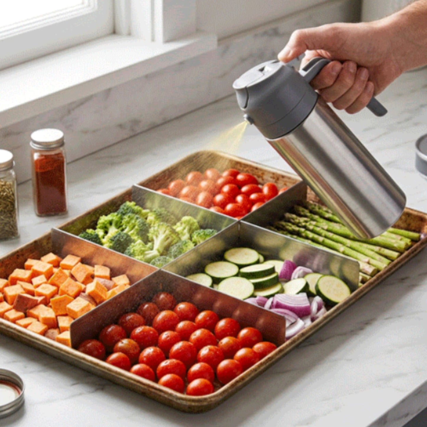 vaporisateur huile steelspray legumes