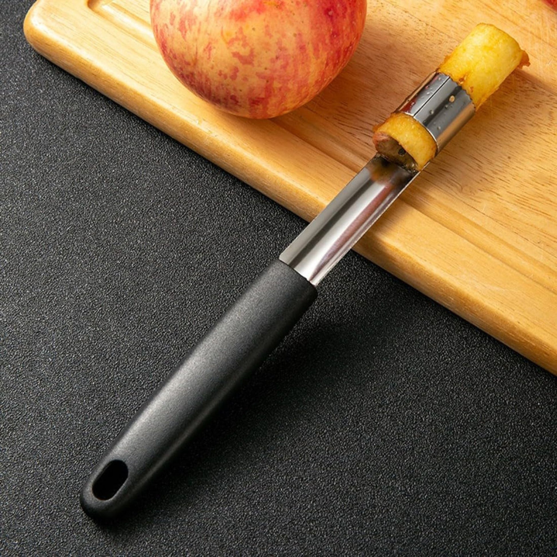 vide pomme noir design