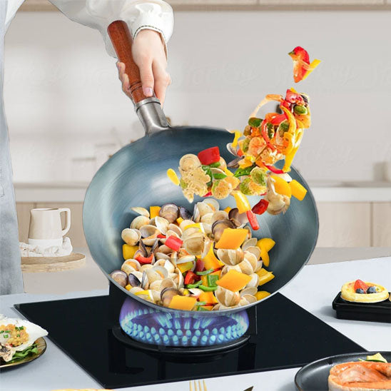 wok en fer cuisine saine