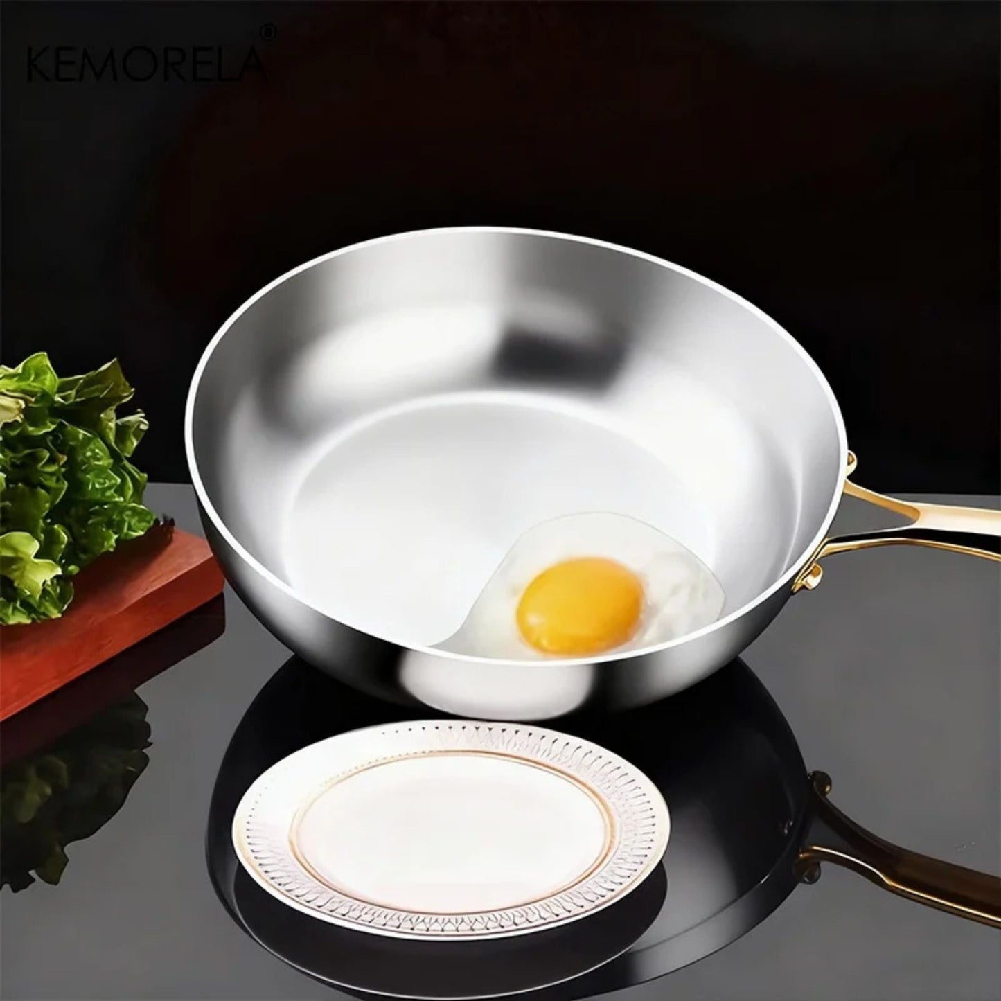 wok inox 7 couches  antiadhesif